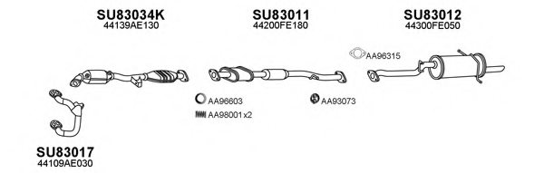 VENEPORTE 830003 Exhaust System
